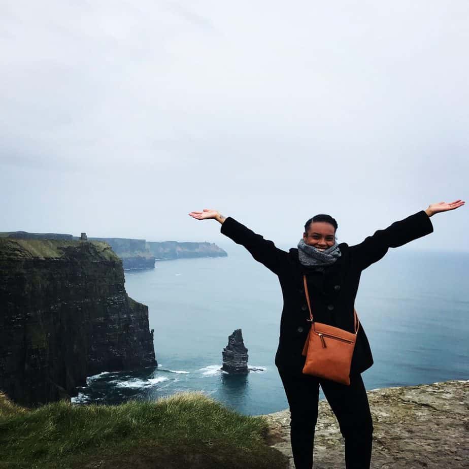 Jacquelyn at the Cliffs of Moher
