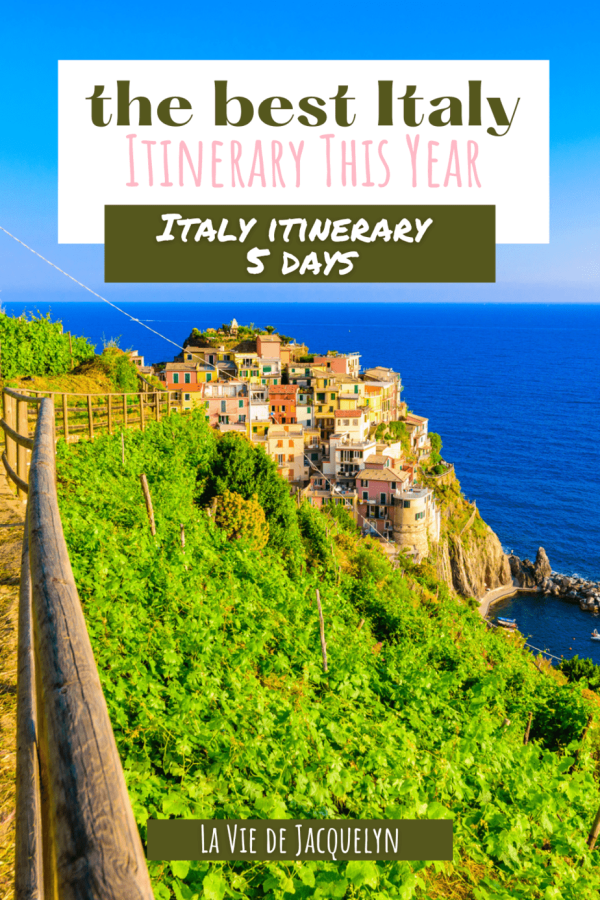 Best Italy Itinerary