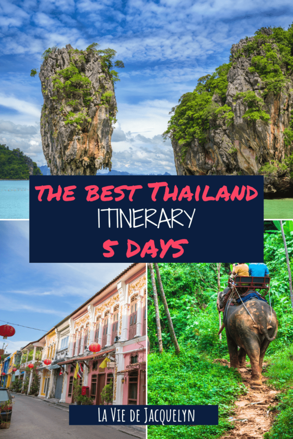 Thailand Itinerary 5 Days